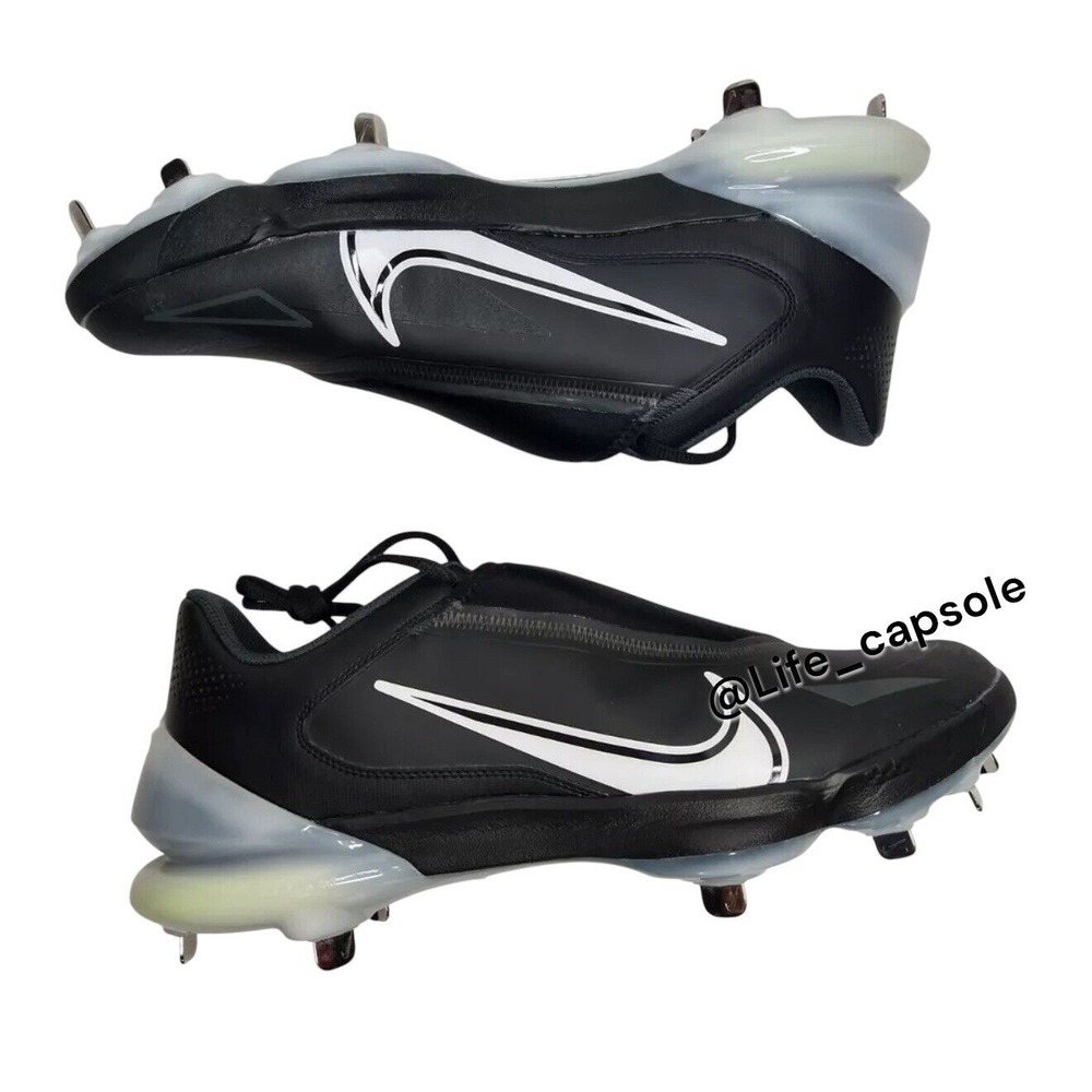 Size 8 NIKE FORCE‎ ZOOM TROUT 8 Pro Metal Black Baseball Cleats Men's CZ5915-01 - Picture 5 of 7